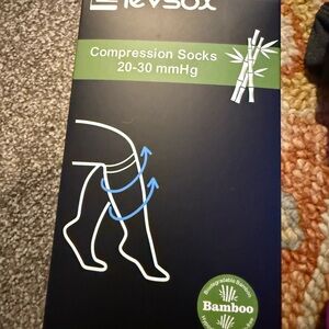 Bamboo Compression Socks - Black